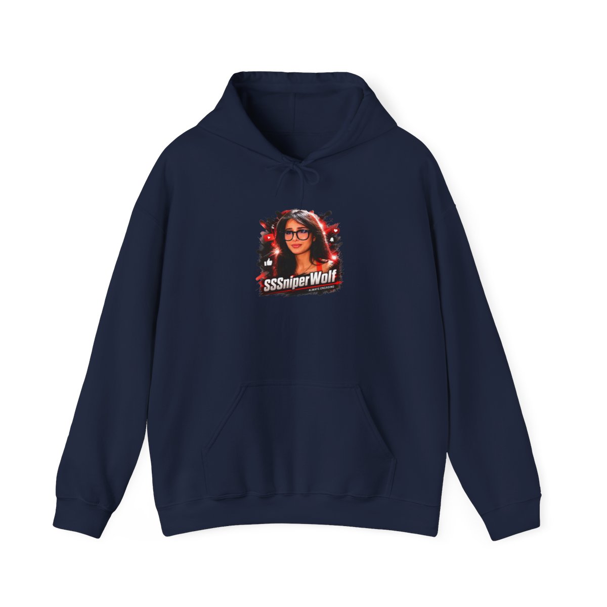 SSSNiperWolf "viral content" Hoodie - alternate angle 5, merchandise