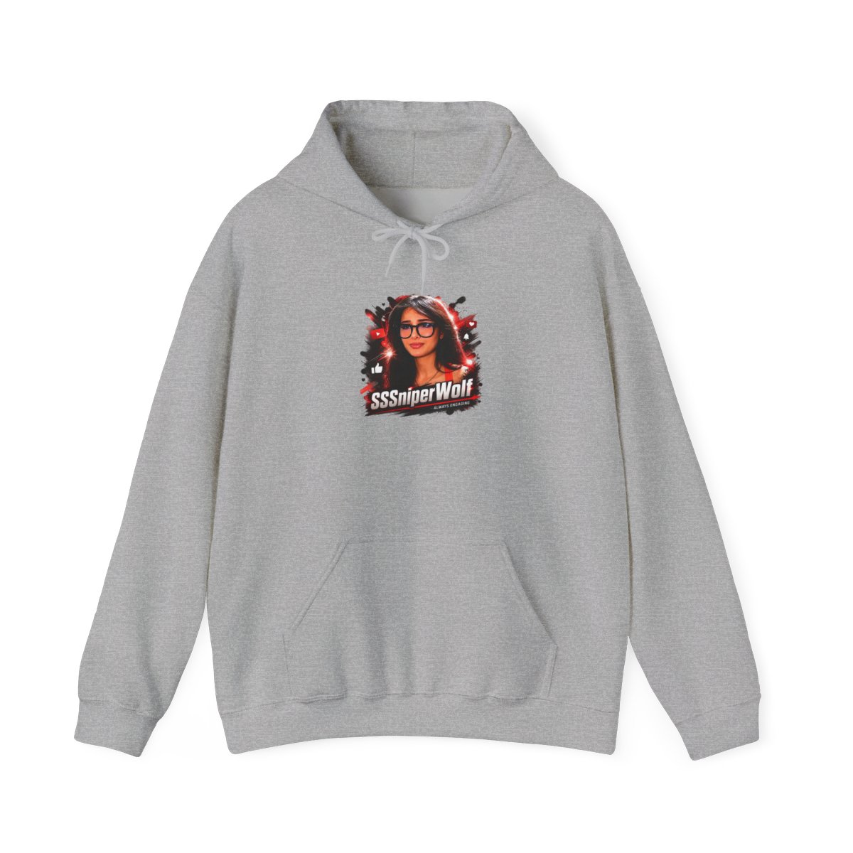 SSSNiperWolf "viral content" Hoodie - alternate angle 3, merchandise